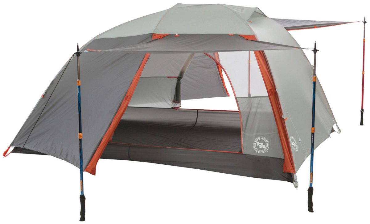 Big Agnes Copper Spur HV UL 3 Person mtnGLO Tent, Silver/Gray