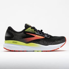 Brooks Ghost 16 GTX Men's Running Shoes Black/Mandarin Red/Green