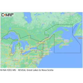 C-MAP Reveal SD Card Map Chart - Great Lakes to Nova Scotia