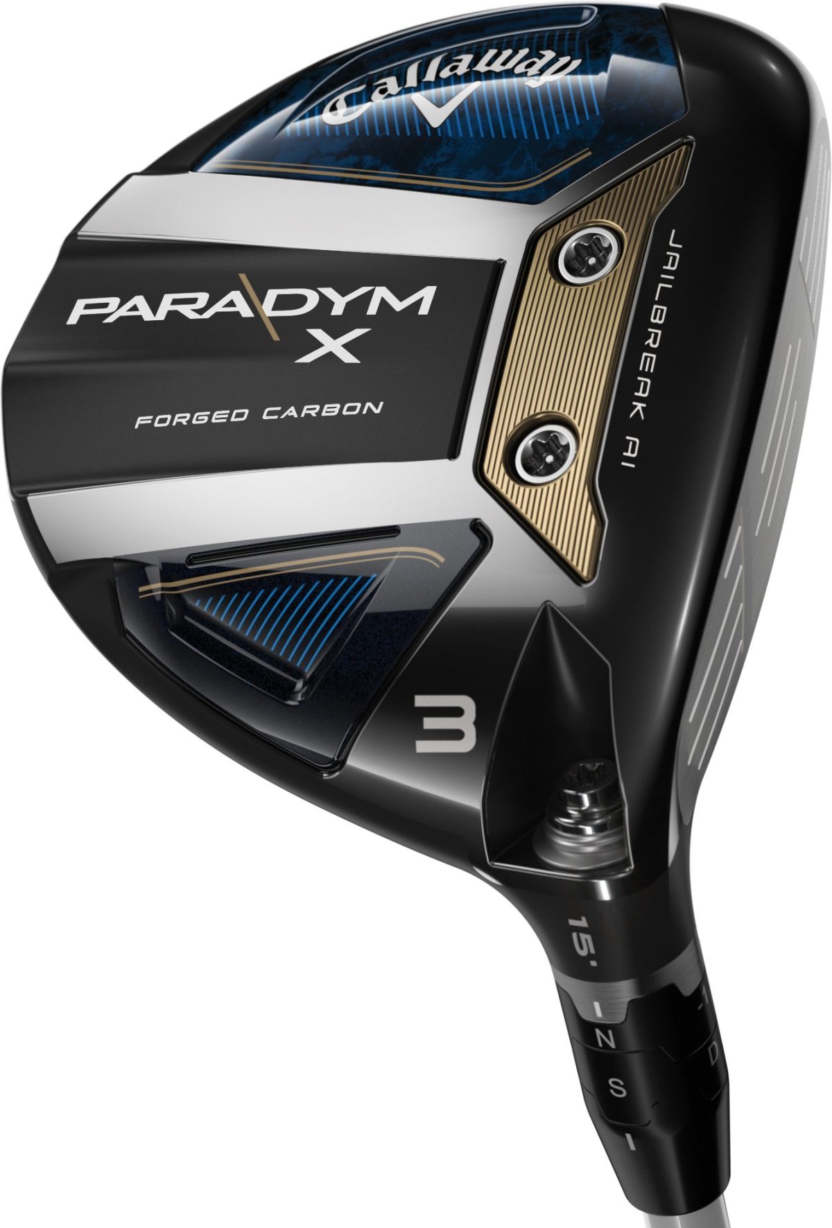 Callaway Womens Paradym X Fairway Woods - ON SALE - RIGHT - ASCENT BLUE 40L - #7/22 - Golf Clubs