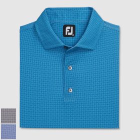 FootJoy Octagon Print Lisle Spread Collar