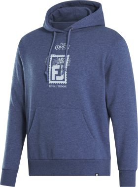 FootJoy Open Championship 2024 Postage Stamp Men's Golf Hoodie - Navy - Blue, Size: Small