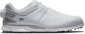 FootJoy Pro/SL Carbon BOA Golf Shoes - White/Silver - 9.5 - M