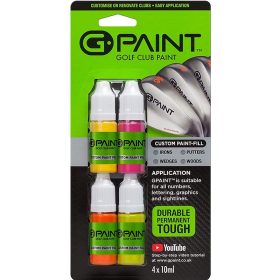 GPaint Golf Club Paint - 4 Pack (Yellow/Pink/Orange/Green)