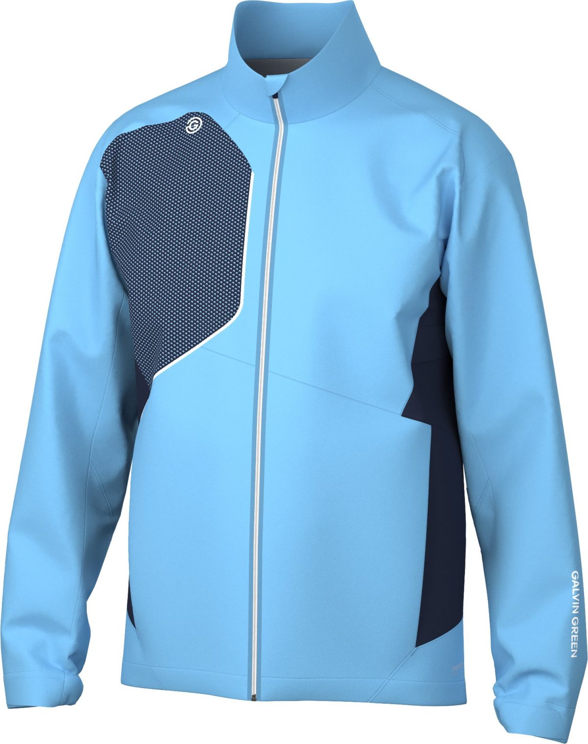 Galvin Green Ames Men's Golf Rain Jacket - Blue, Size: Small