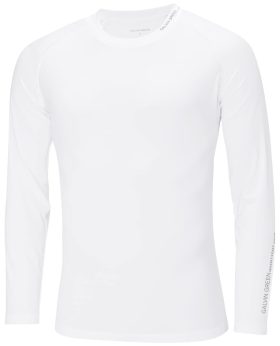 Galvin Green Elmo Long Sleeve Base Layer Men's Golf Top - White, Size: Medium