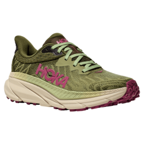 Hoka Challenger ATR 7 Trail Running Shoes for Ladies - Forest Floor/Beetroot - 10M