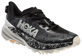 Hoka Speedgoat 6 Trail Running Shoes for Men - Black/Stardust - 10.5M