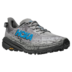 Hoka Speedgoat 6 Trail Running Shoes for Men - Galactic Grey/Hoka Blue - 10.5M