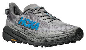 Hoka Speedgoat 6 Trail Running Shoes for Men - Galactic Grey/Hoka Blue - 10M