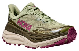 Hoka Stinson ATR 7 Running Shoes for Ladies - Seed Green/Beet Root - 10M