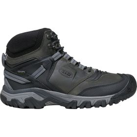 KEEN Ridge Flex Mid WP Hiking Boot - Men's Magnet/Black, 11.5