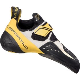 La Sportiva Solution Climbing Shoe White/Yellow, 38.5