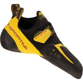 La Sportiva Solution Comp Climbing Shoe Black/Yellow, 36.0