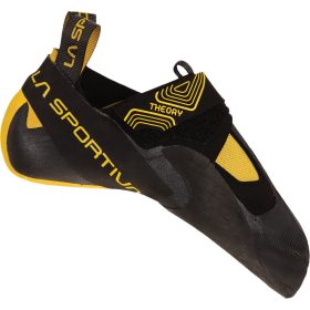 La Sportiva Theory Climbing Shoe Black/Yellow, 44.0