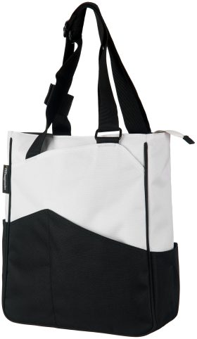 Maggie Mather Original Tennis Tote (Black/Sea Salt Block)