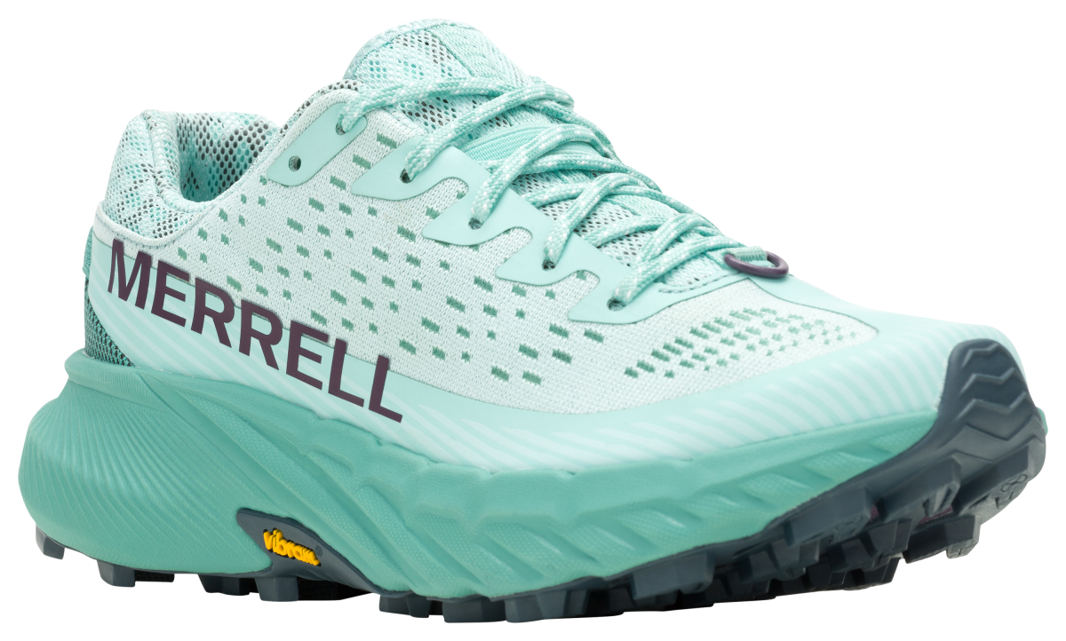 Merrell Agility Peak 5 Trail Running Shoes for Ladies - Frost Blue - 8.5M