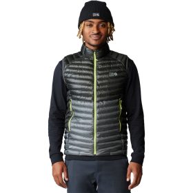 Mountain Hardwear Ghost Whisperer Vest - Men's Volcanic/Foil, L