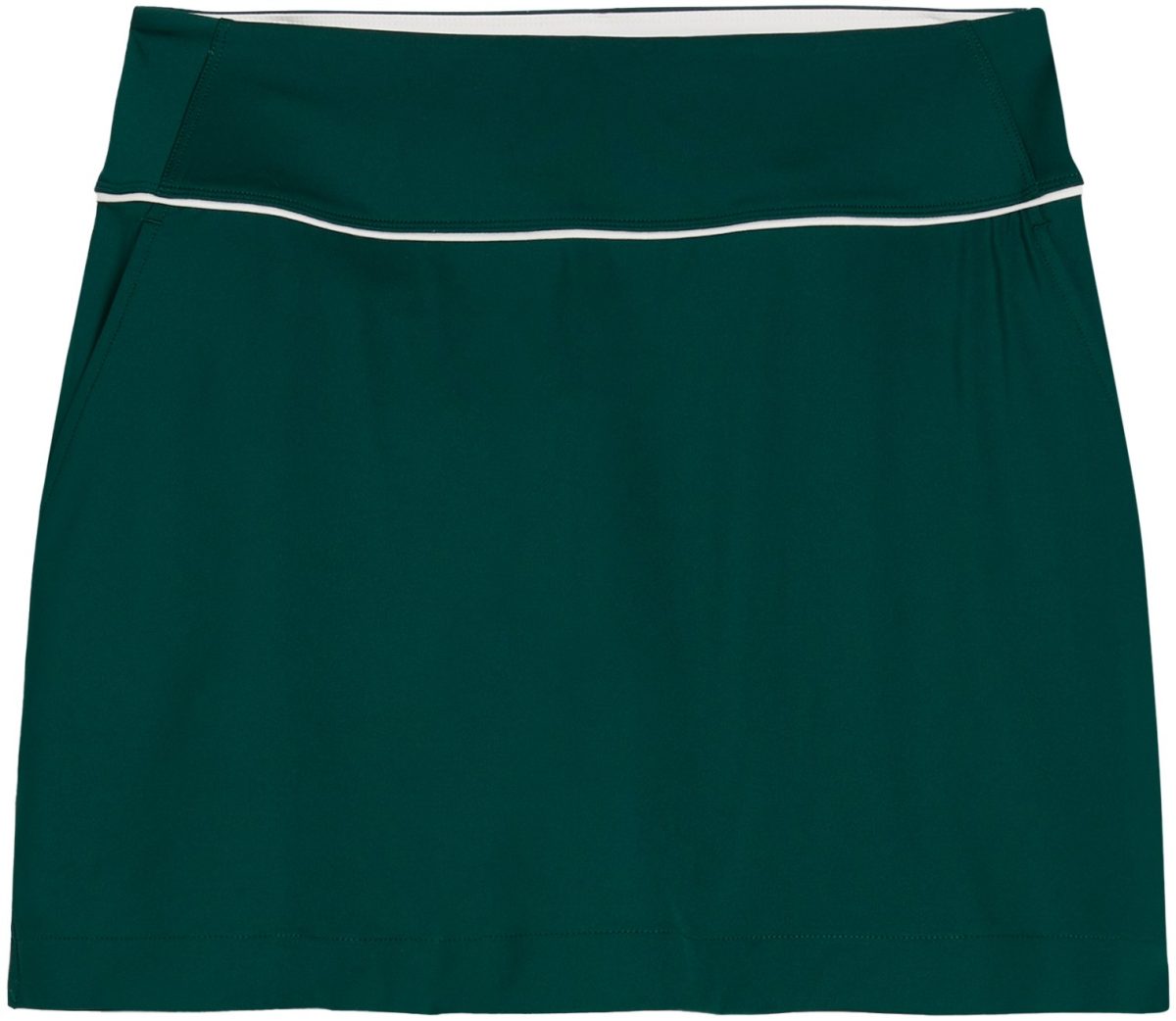 PUMA Womens Blake Piped Knit Golf Skort - Green, Size: Small