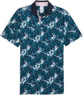 PUMA X AP Floral Men's Golf Polo - Arnold Palmer Collection - Green, Size: Small