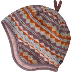 Patagonia Baby Reversible Beanie - Infants' Diamond Stripe: Stormy Mauve, 12M