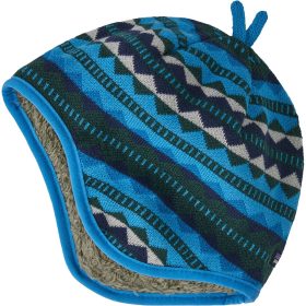 Patagonia Baby Reversible Beanie - Infants' Diamond Stripe: Vessel Blue, 24M