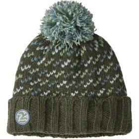 Patagonia Snowbelle Beanie Fisherman Stitch: Pine Needle Green, One Size