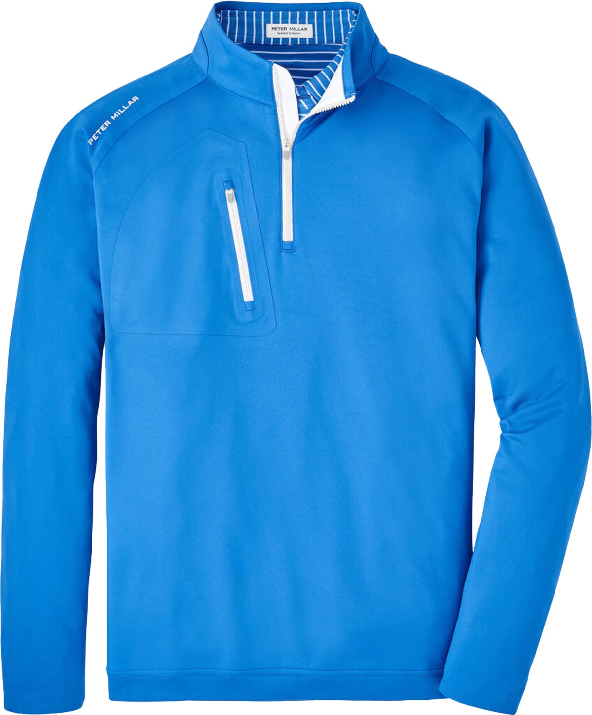 Peter Millar Verge Performance Quarter-Zip Men's Golf Pullover - , Size: Small