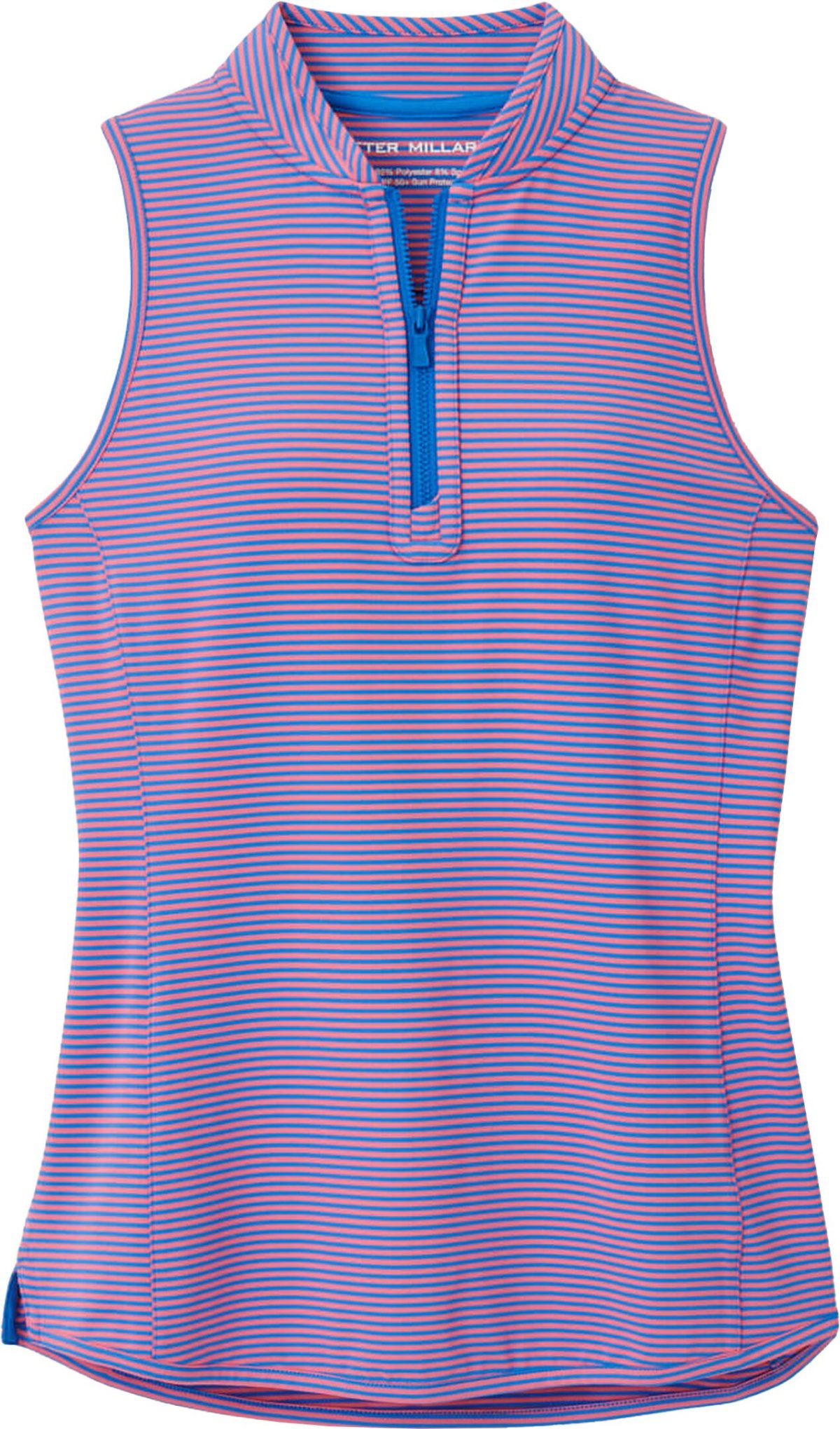 Peter Millar Womens Vista Stripe Shirley Sleeveless Golf Polo - Multicolor, Size: X-Small