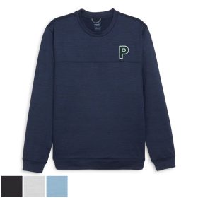 Puma CLOUDSPUN Patch Crewneck Golf Sweater