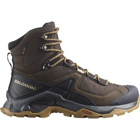 Salomon Quest Element GTX Hiking Boot - Men's Delicioso Black Dull Gold, US 12.0/UK 11.5