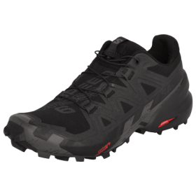 Salomon Speedcross 6 Trail Running Shoes for Men - Black/Phantom - 13M