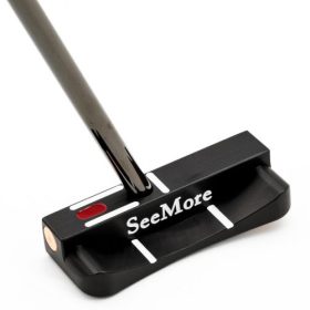 SeeMore Black Mini Giant Curve Back/Standard RST Putters New Golf Clubs