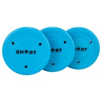 Smart Hockey Shooting Training Pucks - 3 Pack in Neon Blue (10oz.)