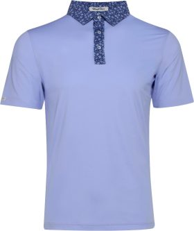 Straight Down Seabrook Men's Golf Polo - Purple, Size: Small