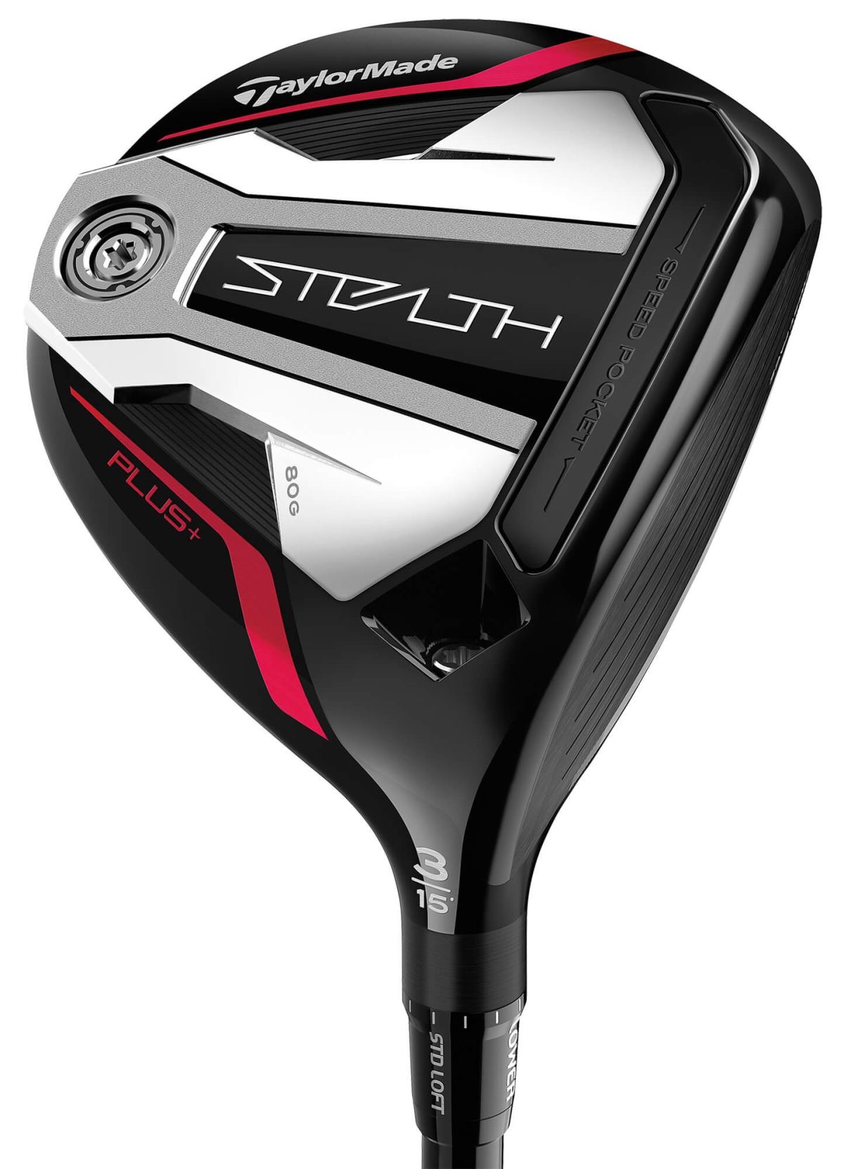 TaylorMade Stealth Plus+ Fairway Woods - ON SALE - LEFT - HZRD RED 65 R - 3W - Golf Clubs