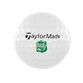 TaylorMade TP5x MySymbol Golf Balls 2024 - Dollar Sign