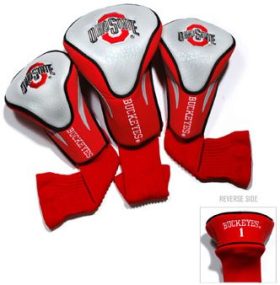 Team Golf Ohio State Buckeyes Contour Sock Headcovers - 3 Pack