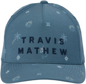 TravisMathew Cove Dive Snapback Men's Golf Hat - Blue, Size: One Size