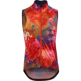 Velocio Ice Dye SE Wind Vest - Men's Fire Red, S