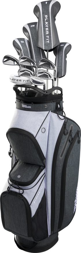 Wilson Womens PlayerFit Complete Golf Package Set 2024 - Cart Bag - RIGHT - STANDARD