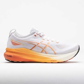 ASICS GEL-Kayano 31 Women's Running Shoes White/Faded Orange