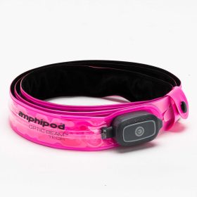 Amphipod Optic Beam 360 Belt Reflective, Night Safety Neon Pink