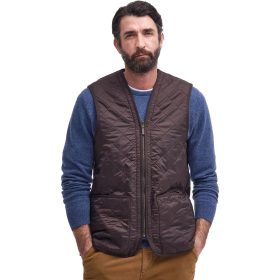 Barbour Polarquilt Waistcoat Zip-In Liner Vest - Men's Dark Brown, M