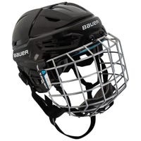 Bauer RE-AKT 55 Hockey Helmet Combo in Black