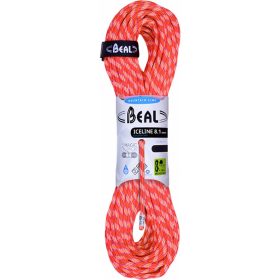 Beal Ice Line 8.1mm Rope Orange - Golden Dry, 60m