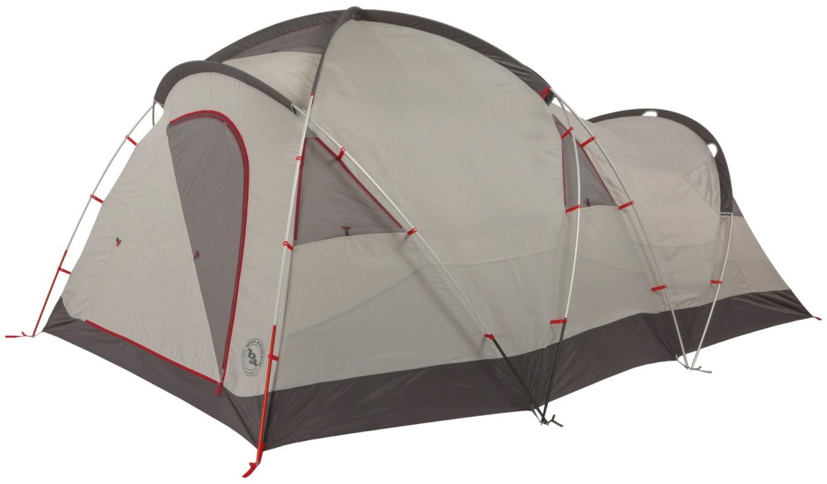 Big Agnes Mad House 8 Person Tent, Red/Gray