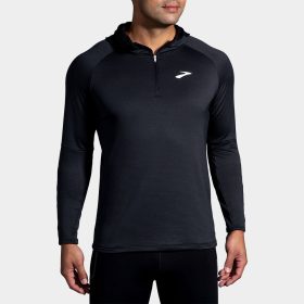 Brooks Notch Thermal Hoodie 2.0 Men's Running Apparel Black