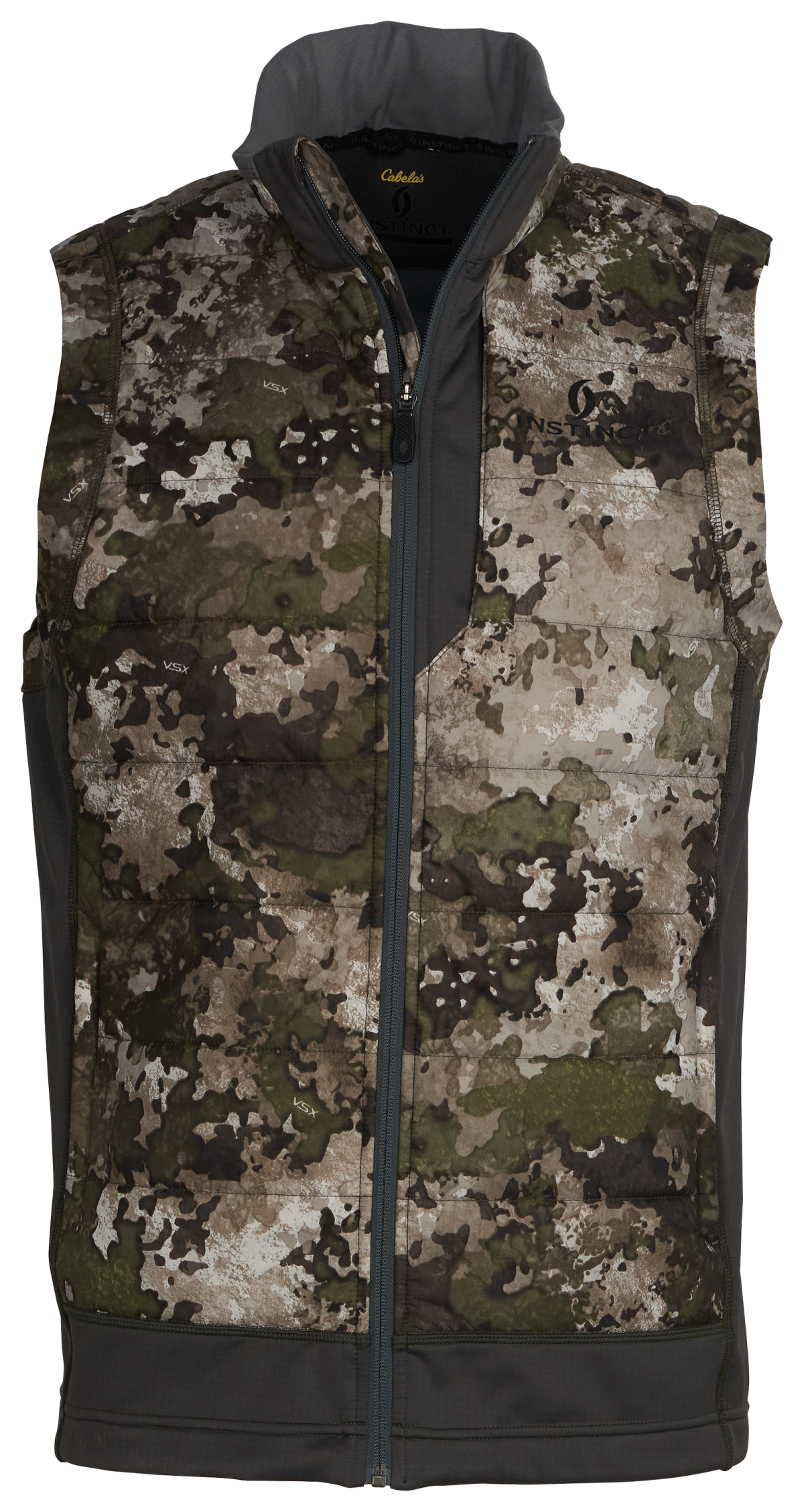 Cabela's Instinct Hybrid Puffy Vest with SCENTINEL for Men - TrueTimber VSX - L