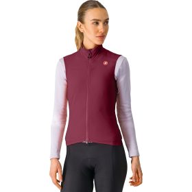 Castelli Espresso Vest - Women's Deep Bordeaux, L